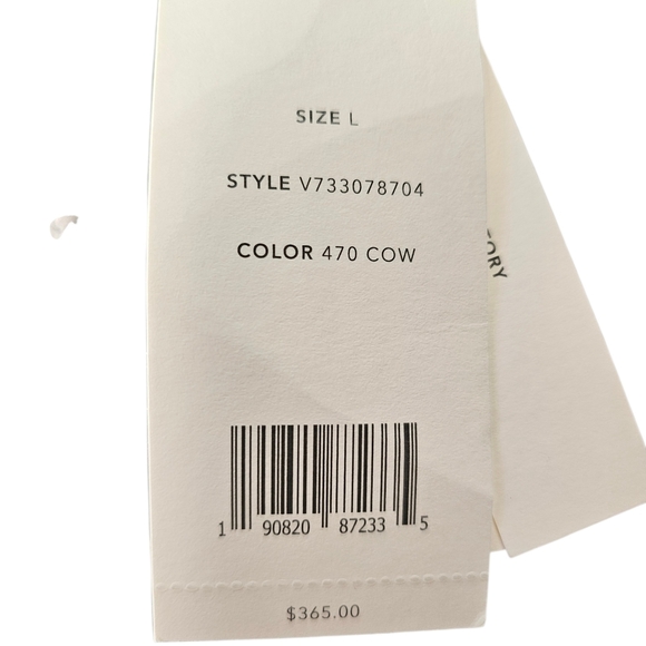 NWT Vince Black & White Striped Cotton Blend Sweater Large MSRP $365 - Picture 5 of 6